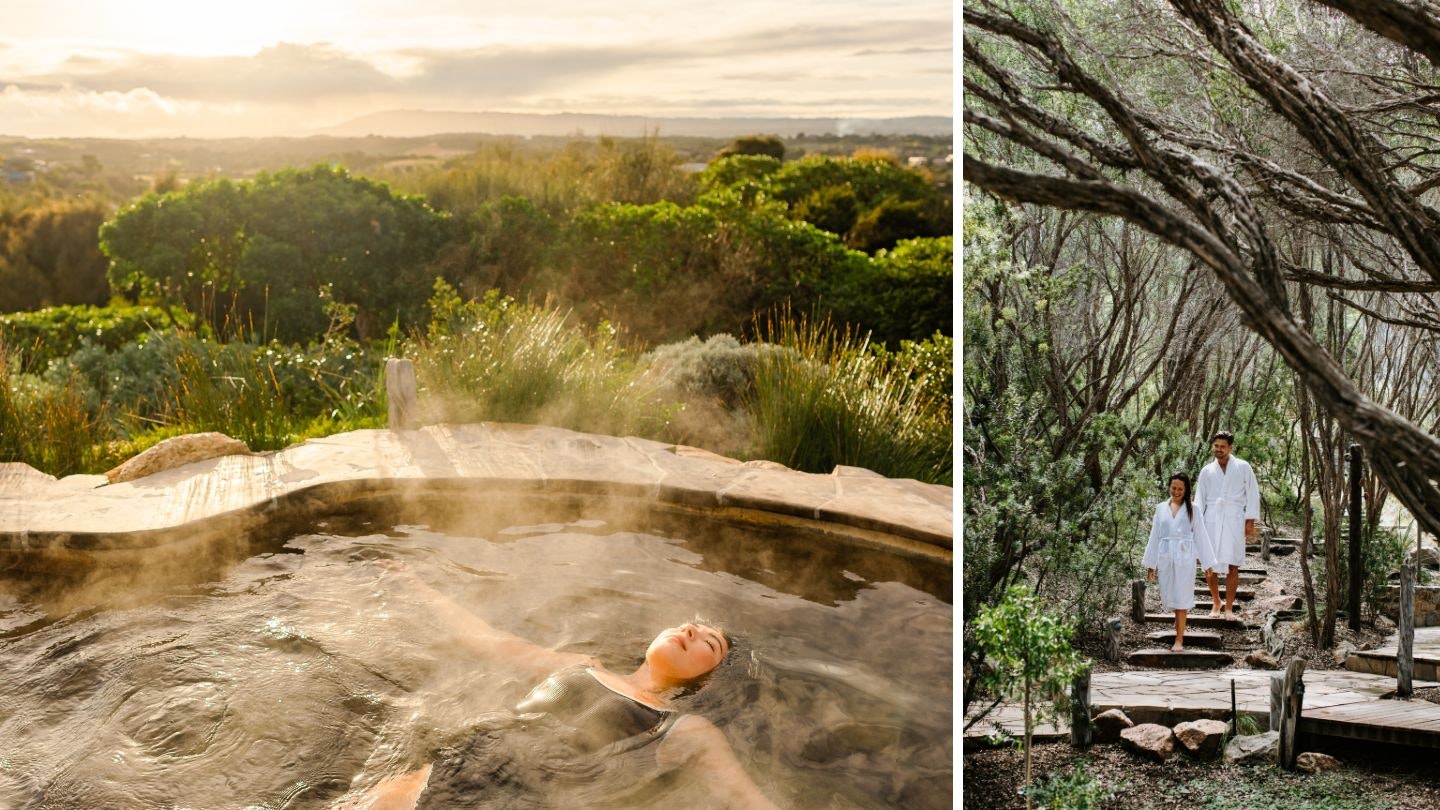 Natural pools and relaxing in nature