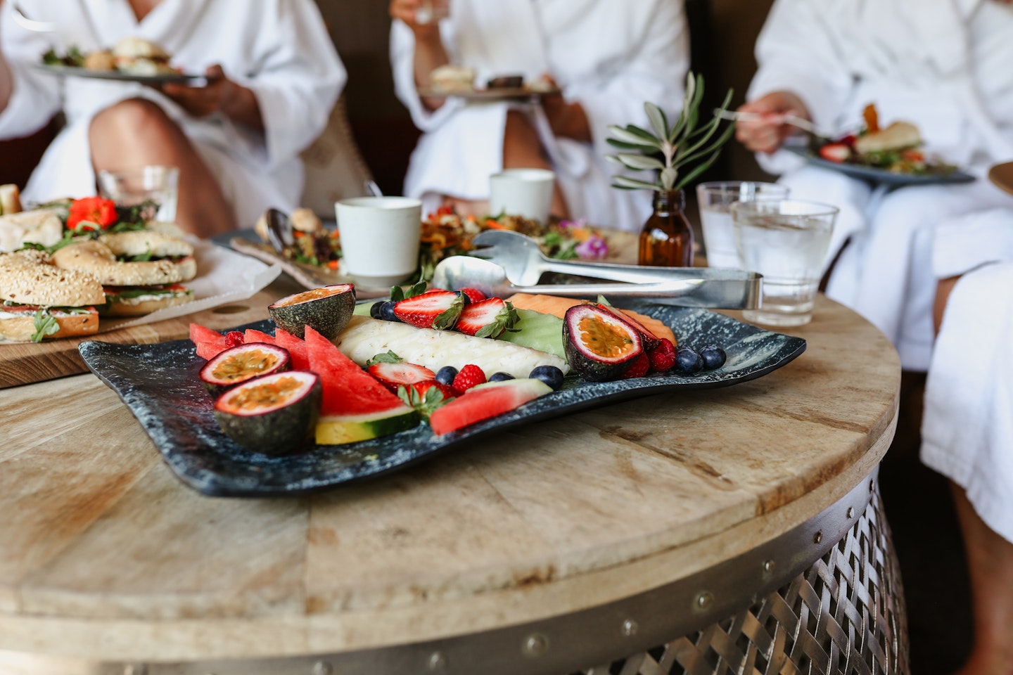 Catering in the Moroccan tent