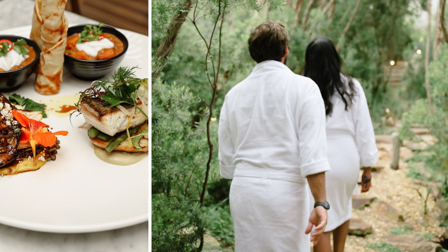 Glamping at Peninsula Hot Springs