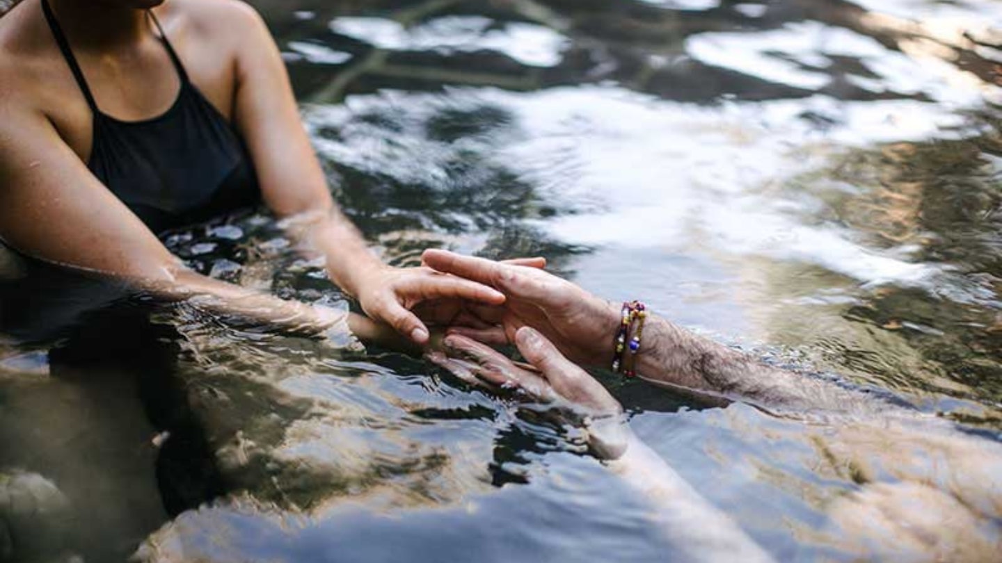 Thermal bathing at Peninsula Hot Springs