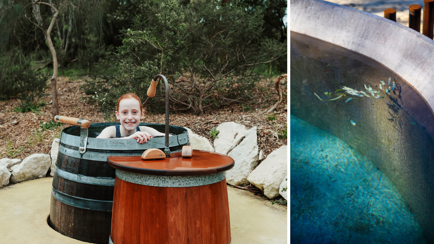 New bathing experience Bathing Barrels and new site Cunnamulla Hot Springs
