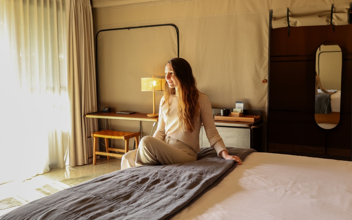 Glamping at Peninsula Hot Springs