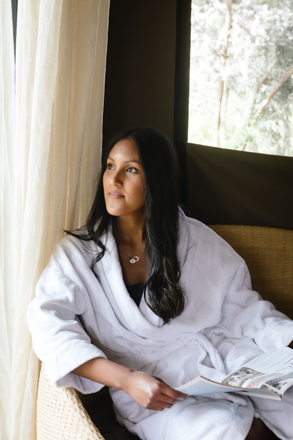 Glamping at Peninsula Hot Springs