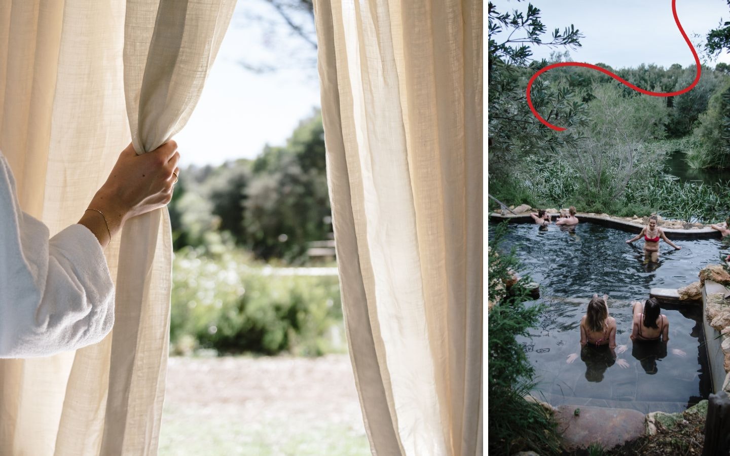 Glamping and bathing gifting