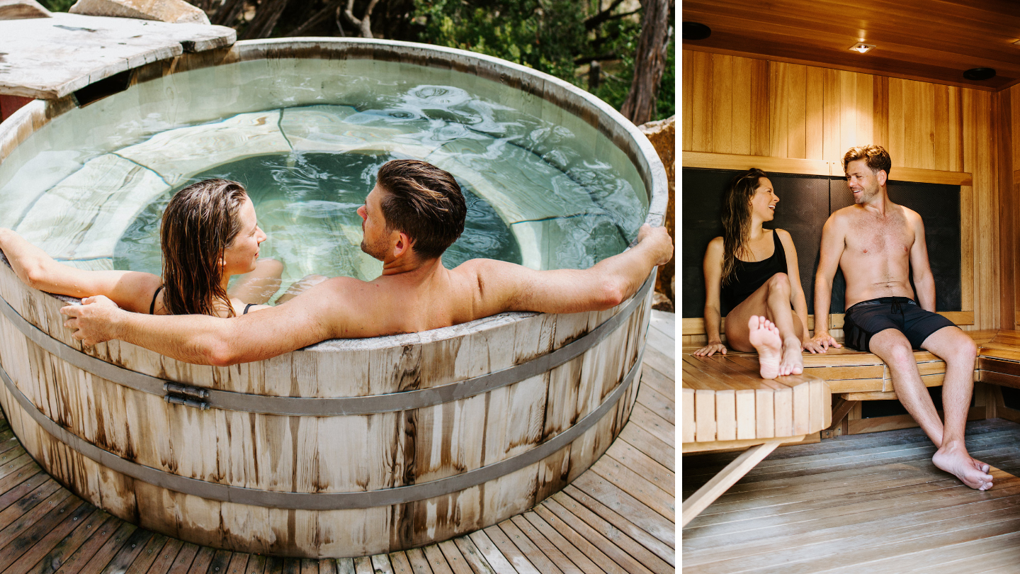 Spa Dreaming Centre: Barrel Pool and Infrared Sauna