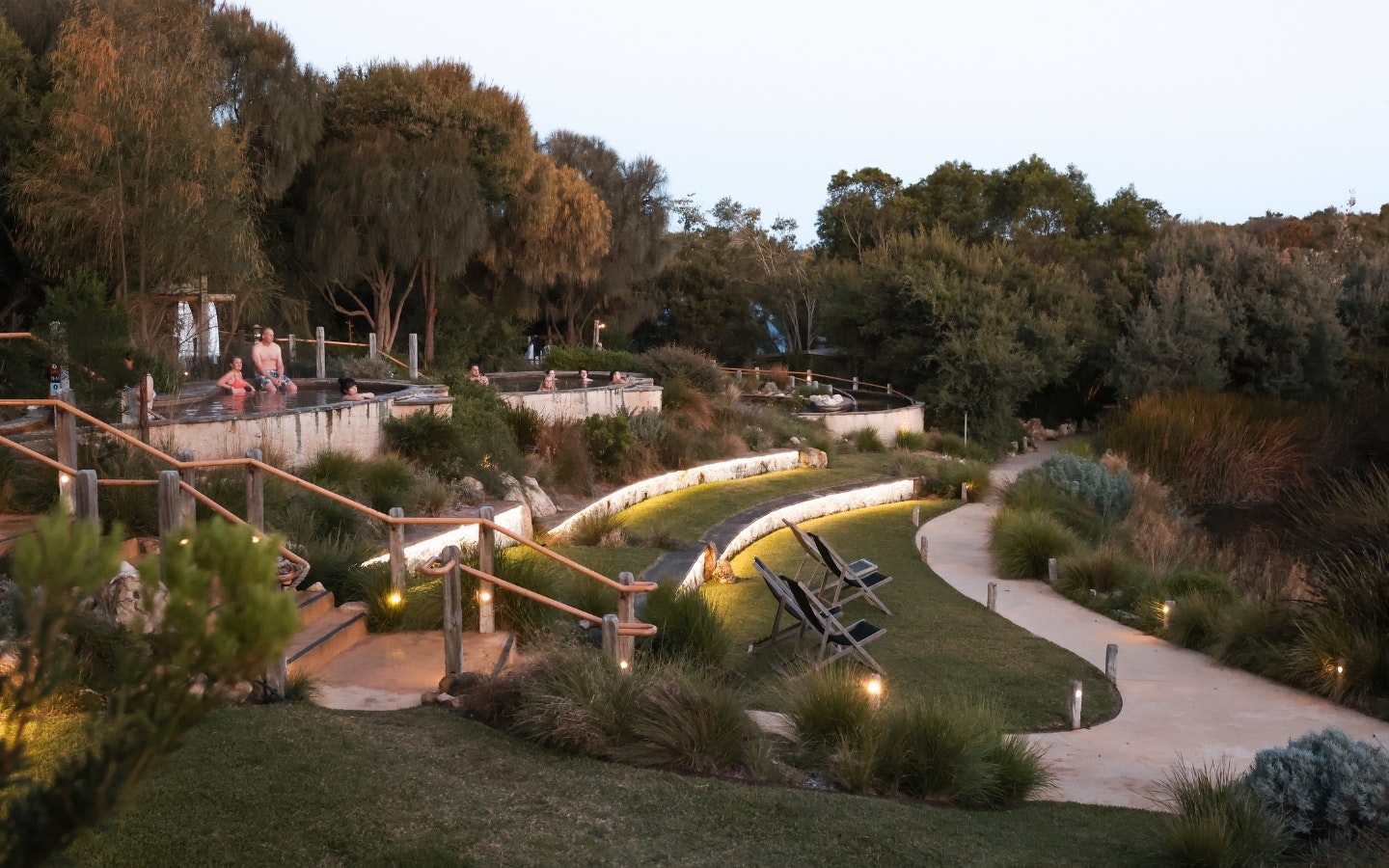 Wide shot of the Amphitheatre