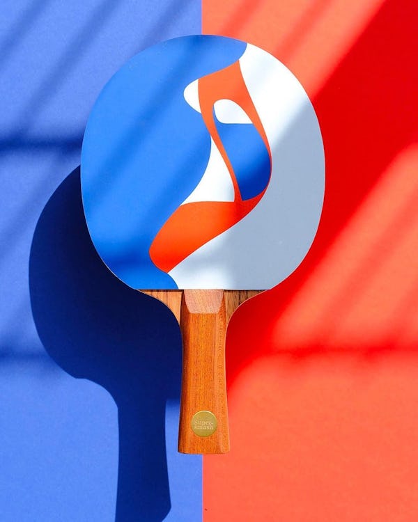 Artistic design focused table tennis and ping pong paddles. 