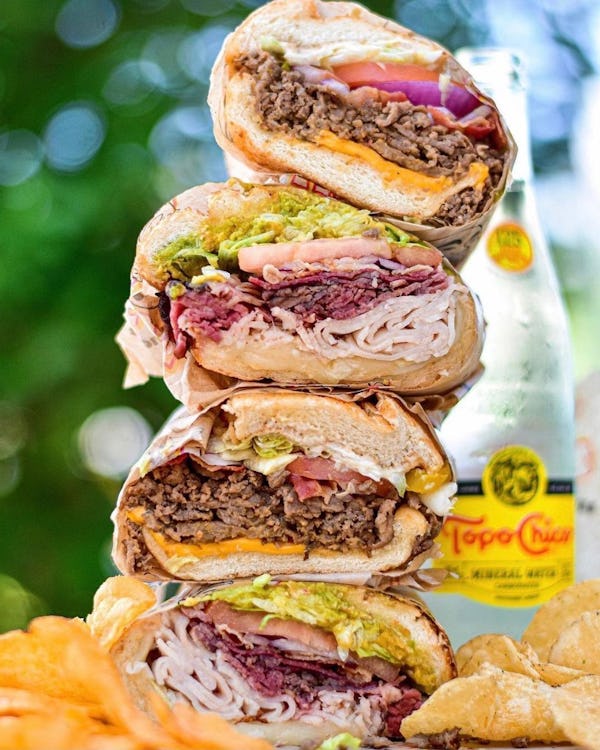 Ike's Sandwiches Stack