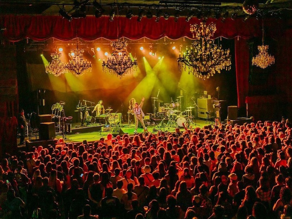The Fillmore crowd at a live concert event