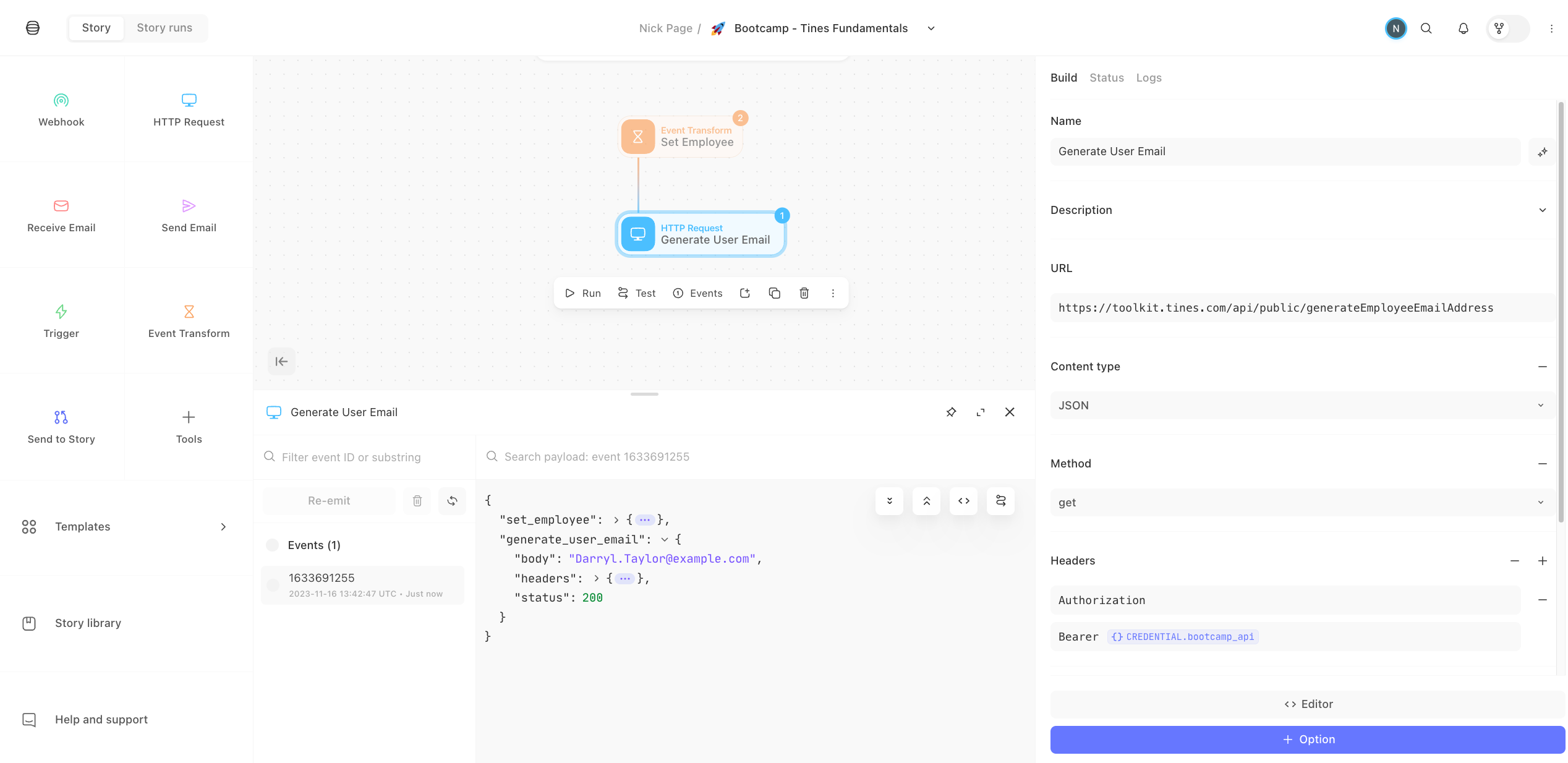 Tines Fundamentals Bootcamp Guide Tines Tines Fundamentals Bootcamp Guide Tines