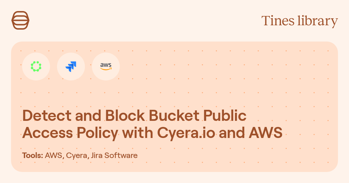 Detect and Block Bucket Public Access Policy with Cyera.io and AWS ...