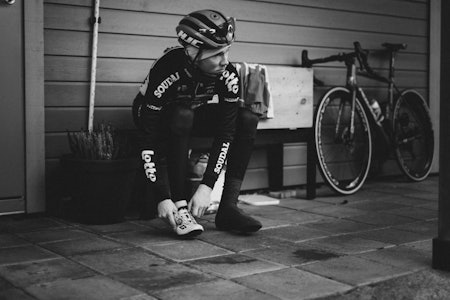 Carl Fredrik Hagen trener mye på sykkels