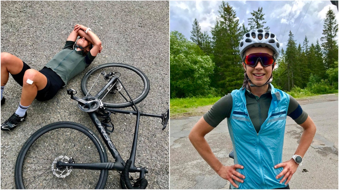LØPESTERK: Orienteringsløper Kamilla Steiwer er raskeste kvinne opp Tryvann, på 16.23. Foto: Privat. kamilla olaussen satte kom i tryvann