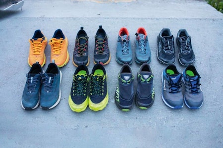 Utemagasinet har testet terrengløpesko fra en rekke ulike produsenter. Foto: Tore Meirik  Terrengløpesko nye modeller Inov-8 Hoka Icebug La Sportiva Dynafit Scott Altra