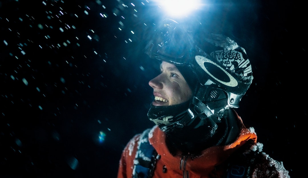 OG DET BLE LYS: Lumen er viktig, men det er mer enn lysstyrken som skal stemme for lykten blir optimal for frikjøring i følge Knut-Hendrik Lajord. Bilde: Vegard Aasen Moonlight headlamp 5000 lumens