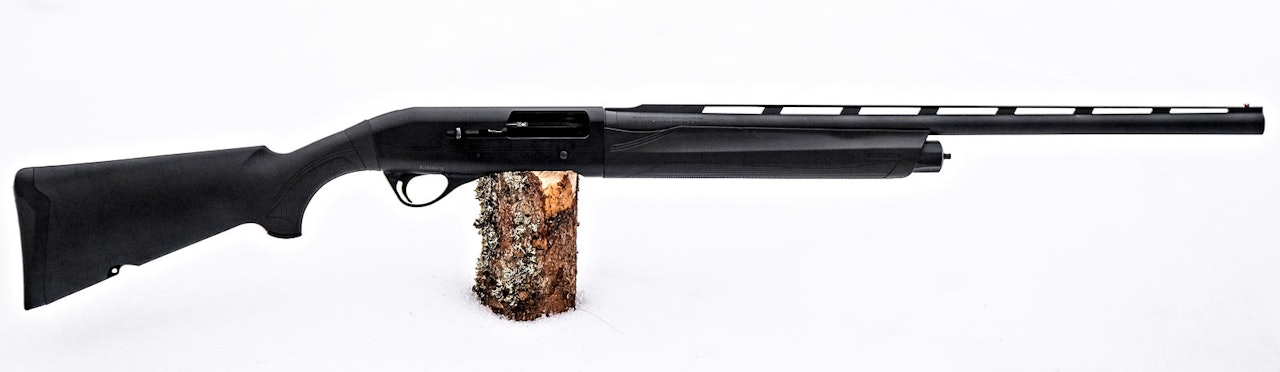 FRANCHI AFFINITY SYNTH BLACK 12-76: Rekyldrevet halvautomat som leveres i tre utgaver. franchi affinity synth black hagle halvauto test