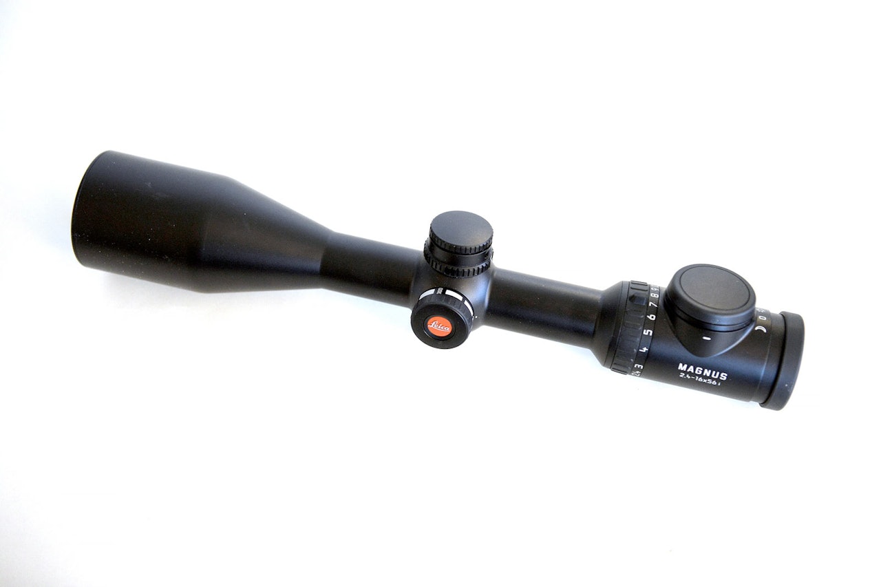 Test av Leica Magnus 2,4-16x56i. Leica Magnus 2,4-16x56i kikkertsikte