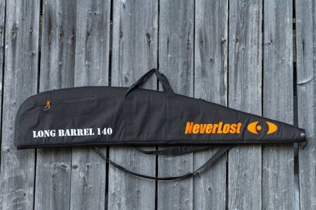 Test av Neverlost Long Barreltest våpenfutteral. test av våpenfutteral og våpenkoffert