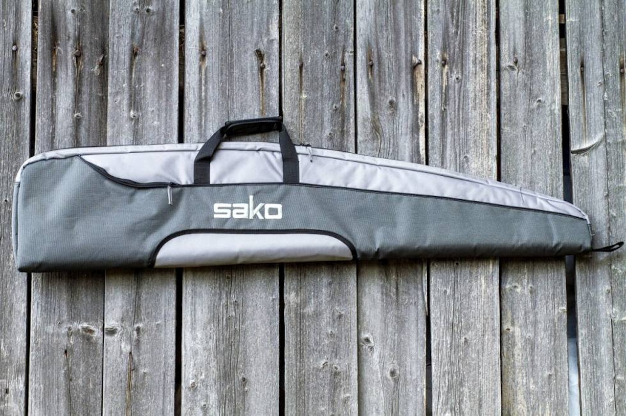 Test av Sako riflefutteral. Sako riflefutteral