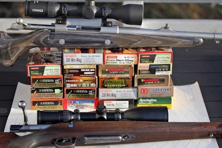 Magnumpatronene 7 mm Remington Magnum, .300 Winchester Magnum og .338 Winchester Magnum