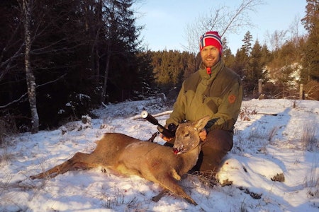 Dager som dette: Får du en slik dag litt før jul, har du gode julemåltider i vente, enten du vil lage rådyrsadel eller rådyrstek. Rådyr, viltkjøtt, rådyrjakt, rådyrstek, rådyrsteik, rådyrsadel