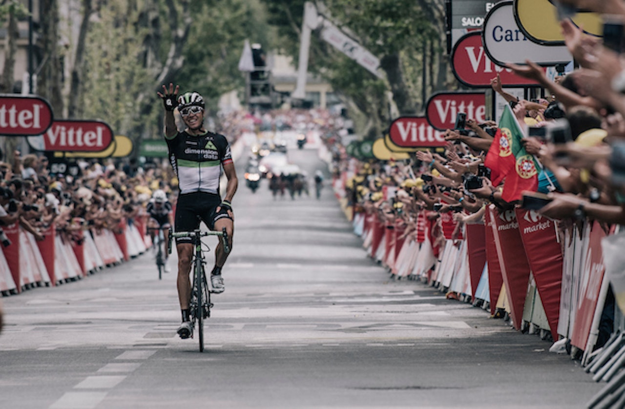 EDDY THE BOSS: Edvald har hevet seg i massespurtene i årets Tour de France, men måtte i brudd for å sikre seg etappeseieren. Foto: Kristof Ramon