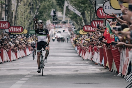 EDDY THE BOSS: Edvald har hevet seg i massespurtene i årets Tour de France, men måtte i brudd for å sikre seg etappeseieren. Foto: Kristof Ramon