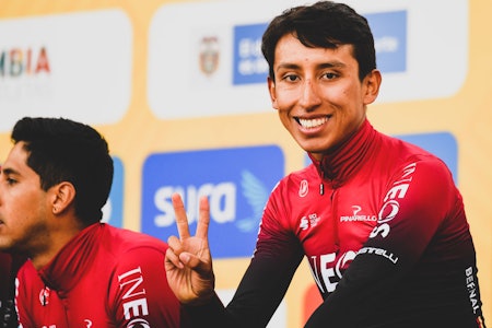 AMBISIØS: Egan Bernal går for å vinne alle de store treukersrittene. Foto: Cor Vos.  Egan bernal