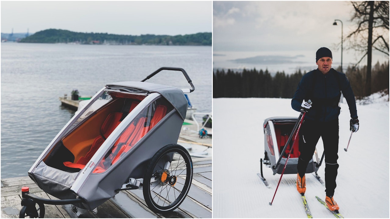 ALLSIDIG: Thor Hushovds første sykkelvogn har flere bruksområder.  Thor Hushovd Kid Racer