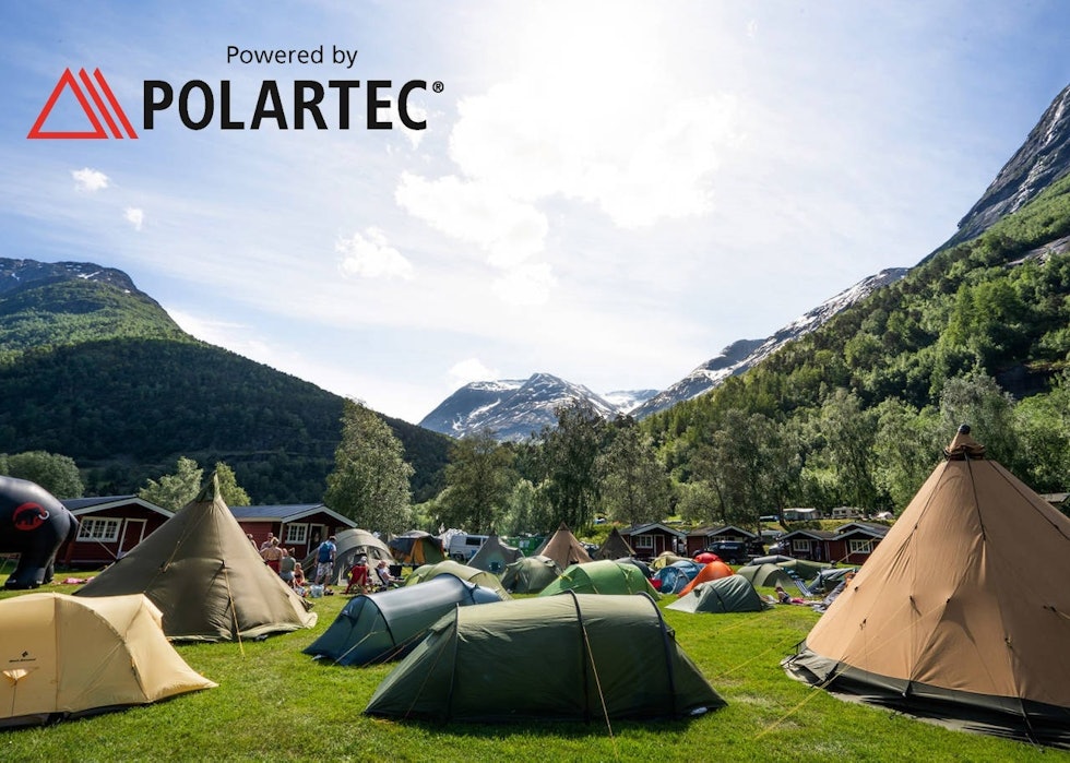 Festivalcampen på Strynefestivalen. Foto: Anders Møller Vestergård Foto: Anders Møller Vestergård