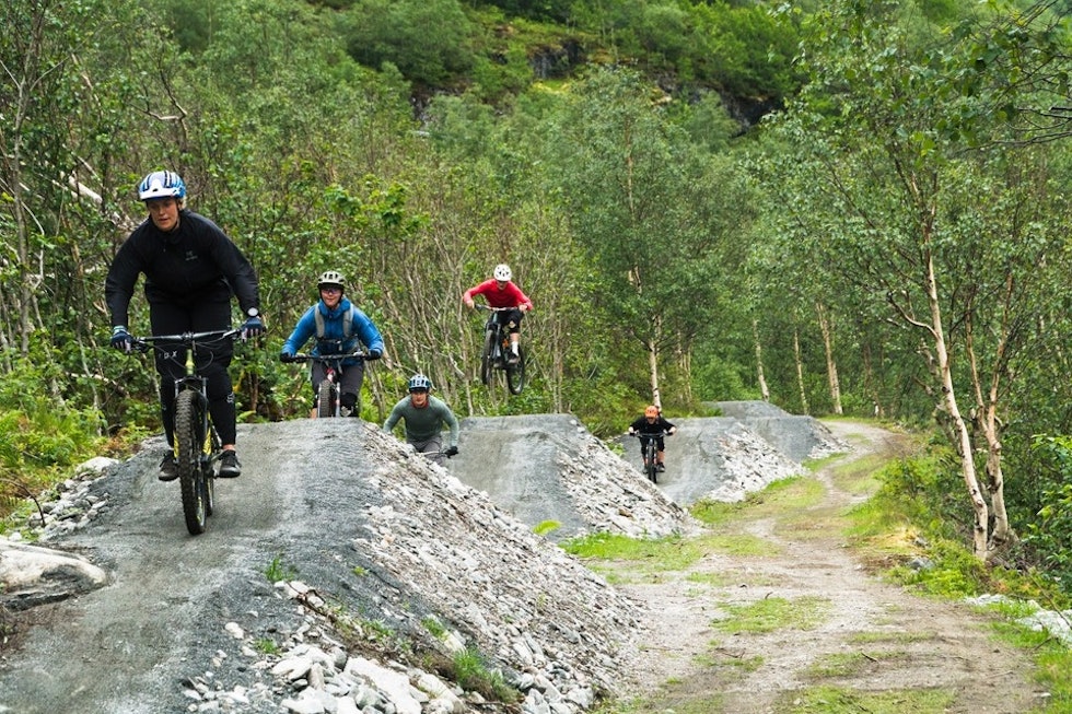 Stisykling i Napen. Foto: Henrik Ulleland Foto: Henrik Ulleland