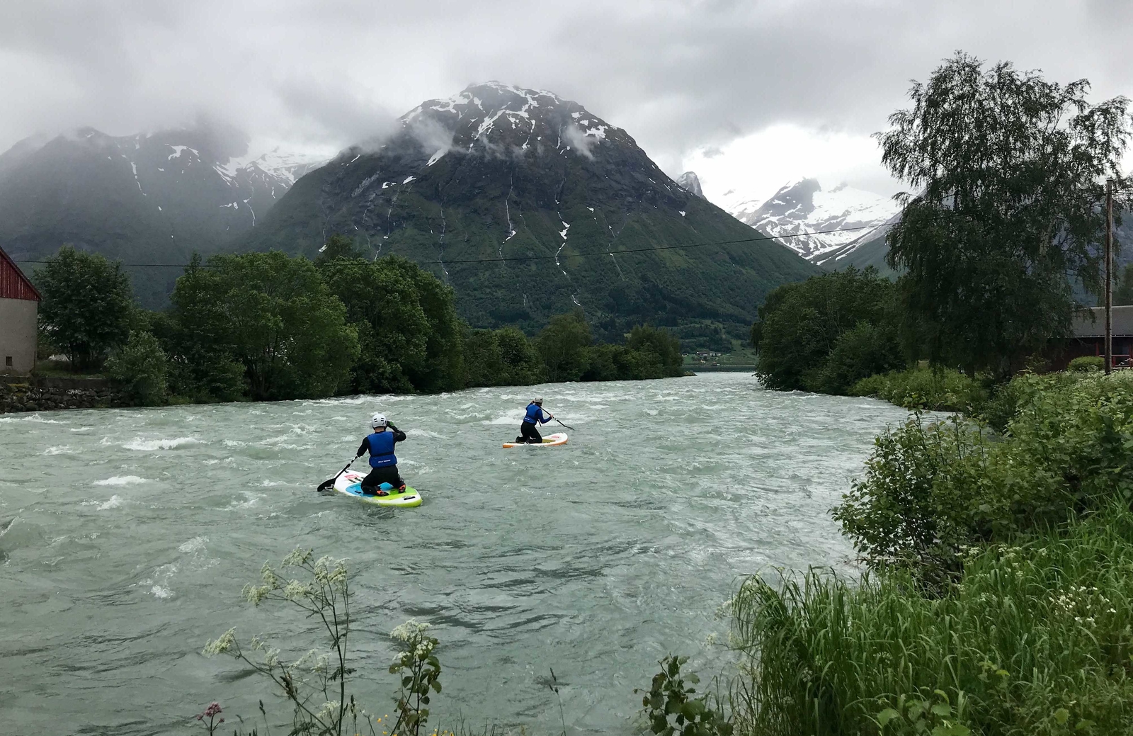 Elve-SUP safari. Foto: Hallgeir Thorbjørnsen 