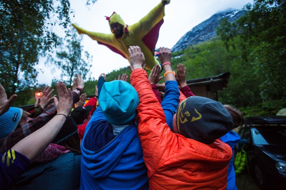 Kyllingmannen på Stryn. Foto: Andreas Løve Storm Fausko Kyllingmannen på Stryn. Foto: Andreas Løve Storm Fausko