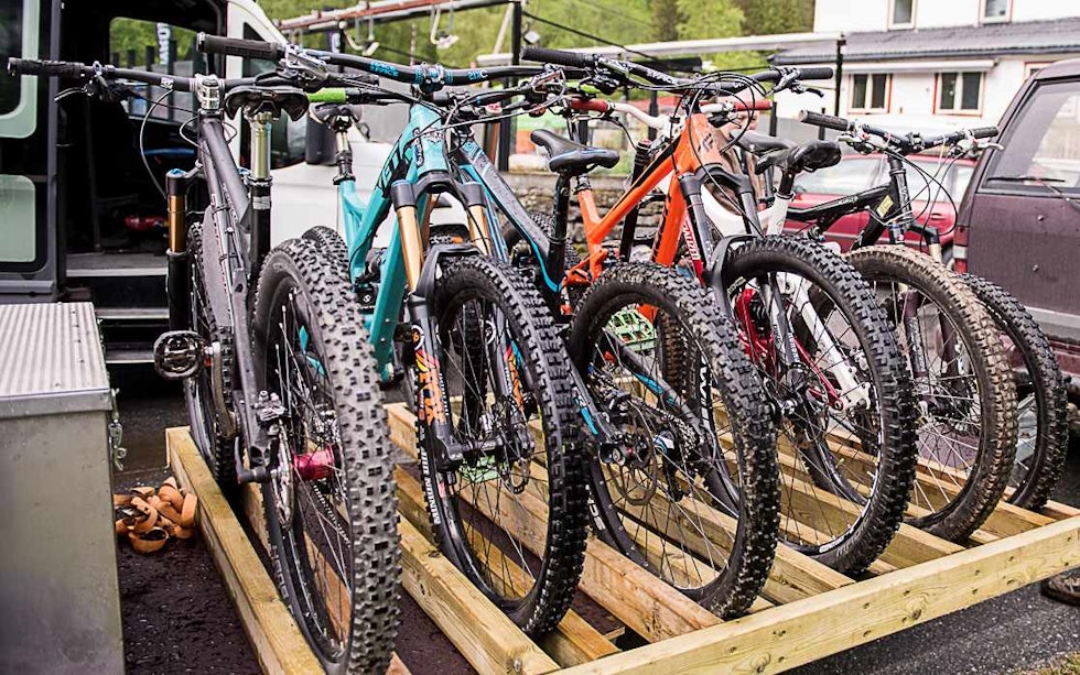 Sykkelshuttle på Strynefestivalen. Foto: Vegard Breie Sykkelshuttle på Strynefestivalen. Foto: Vegard Breie