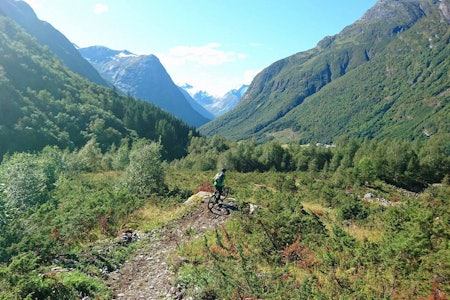 Nå blir Napenstien dobbelt så lang. Foto: Fred Syversen Nå blir Napenstien dobbelt så lang. Foto: Fred Syversen