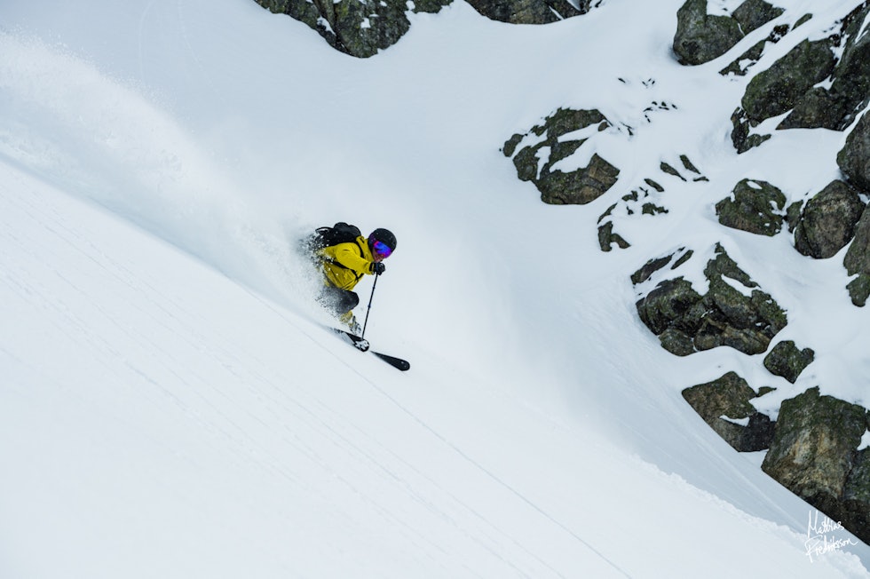 Lær deg å gå på topptur for å finne den beste og tryggeste snøen. Foto: Mattias Fredriksson