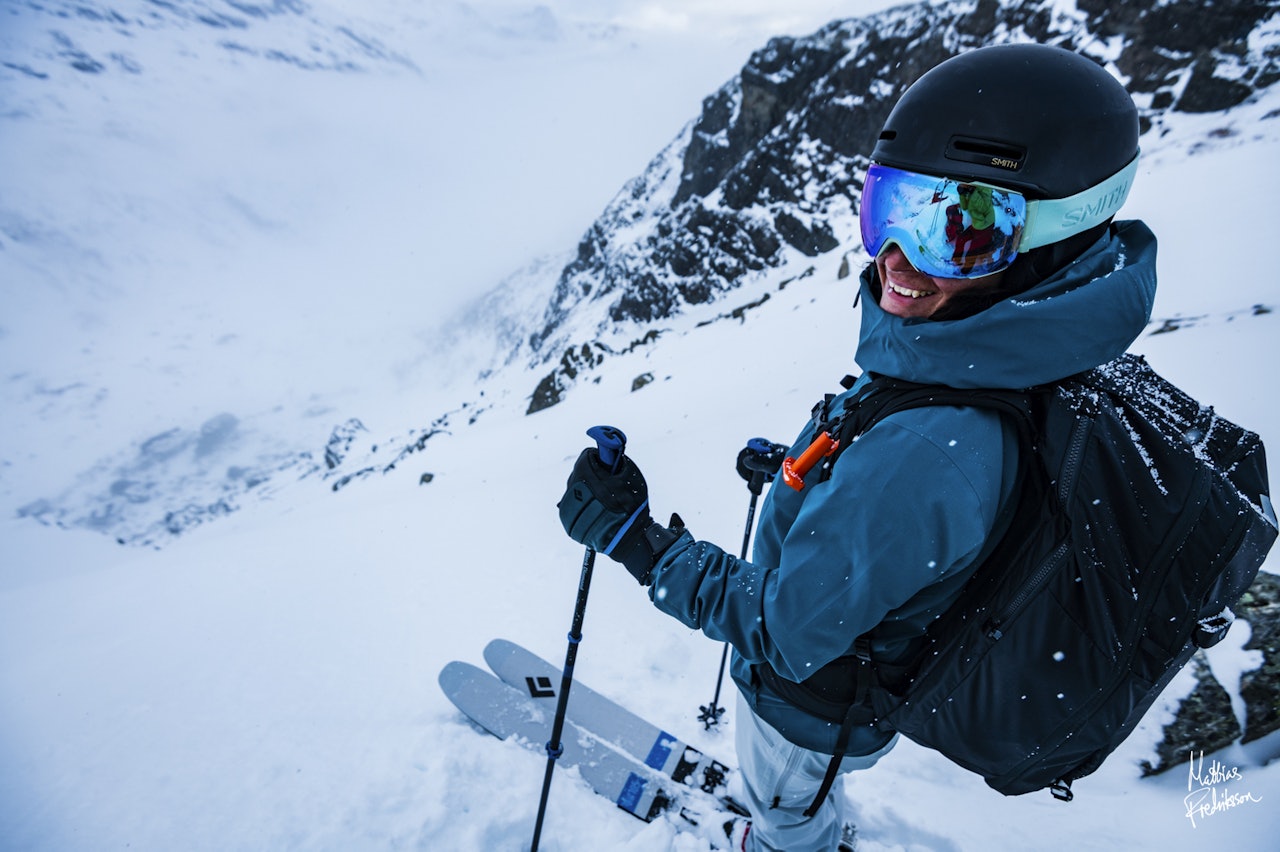 Våre kyndige guider finner den beste snøen for deg. Foto: Mattias Fredriksson finn den beste snøen