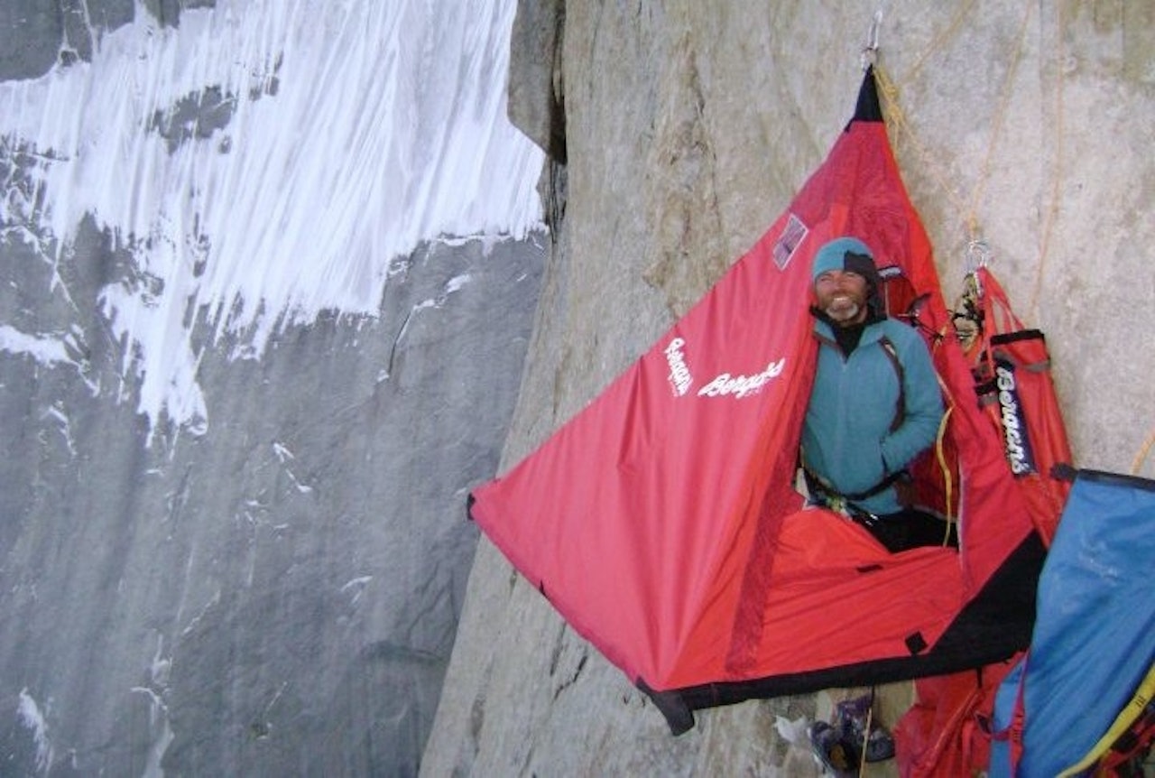 Sigurd Felde i sitt rette element på Trango i Pakistan. Sigurd Felde i sitt rette element på Trango i Pakistan.