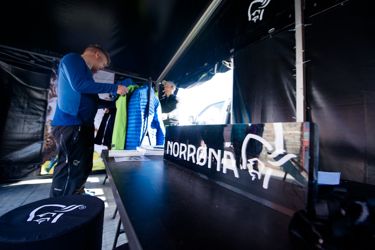 Norrøna er hovedsponsor på High Camp. Foto: Martin I. Dalen Norrøna, High Camp