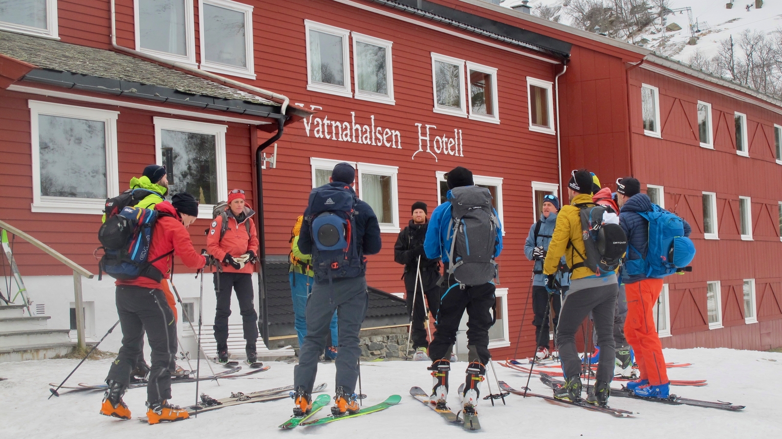 Ski in og ski out på Vatnahalsen Høyfjellshotell