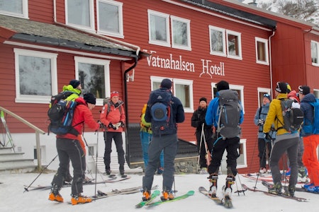 Ski in og ski out på Vatnahalsen Høyfjellshotell