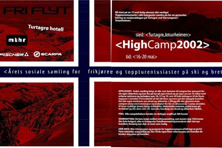 Slik ble 2002 utgaven av High Camp markedsført. 