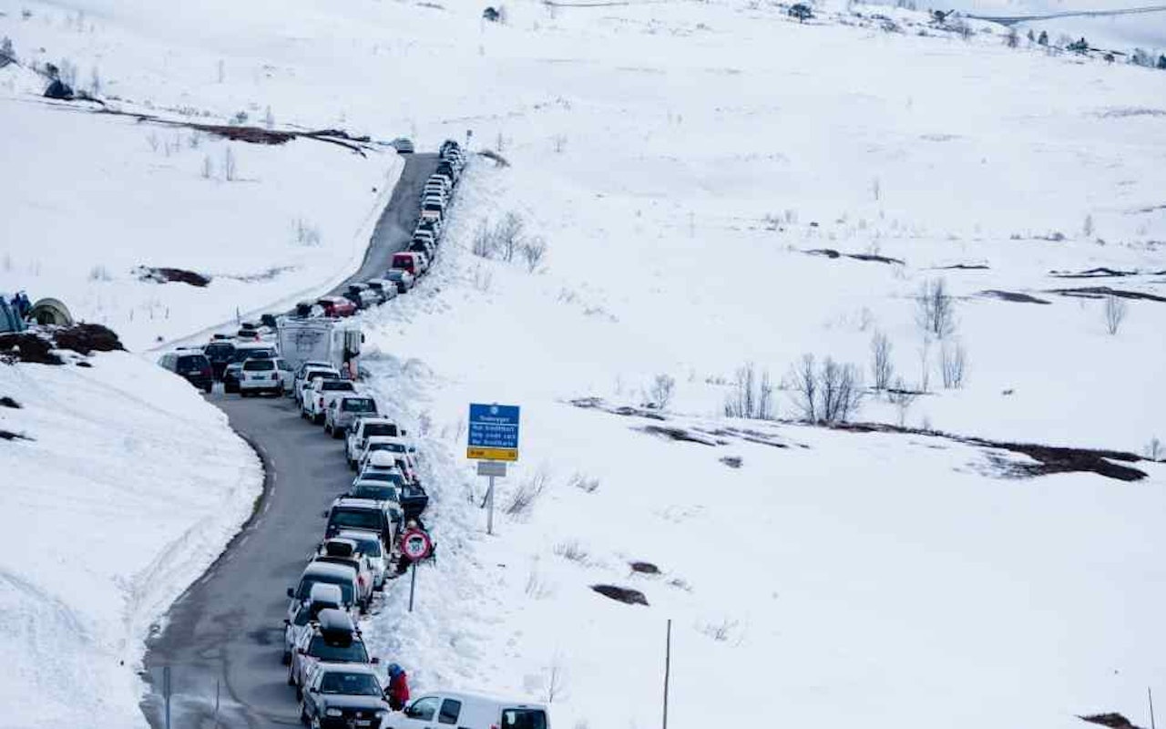 Turtagrø: Unngå kø - ta bussen til High Camp! Turtagrø: Unngå kø - ta bussen til High Camp!