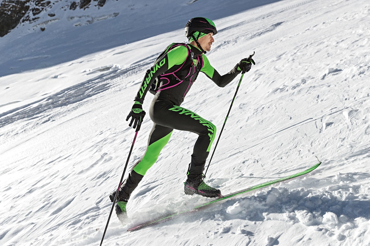 VERDENSREKORDHOLDER: Ingen har noensinne gått så mange høydemeter på ski på ett døgn som Lars Erik Skjervheim. I helga satte både han og Malene Blikken Haukøy verdensrekord!