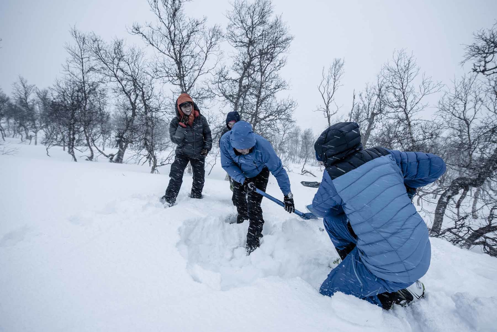 Trening på bruk av sender/mottaker er viktig. Foto: Martin I Dalen