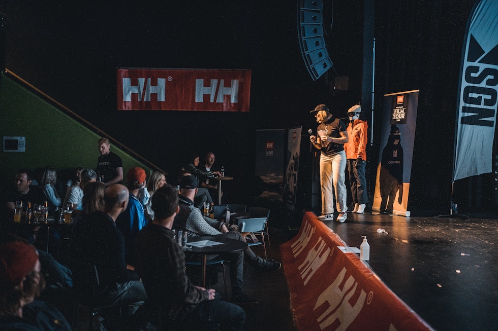 Fri Flyt Film Tour på Rokken i Volda. Foto: Simon Sjøkvist  Fri Flyt Film Tour på Rokken i Volda. Foto: Simon Sjøkvist