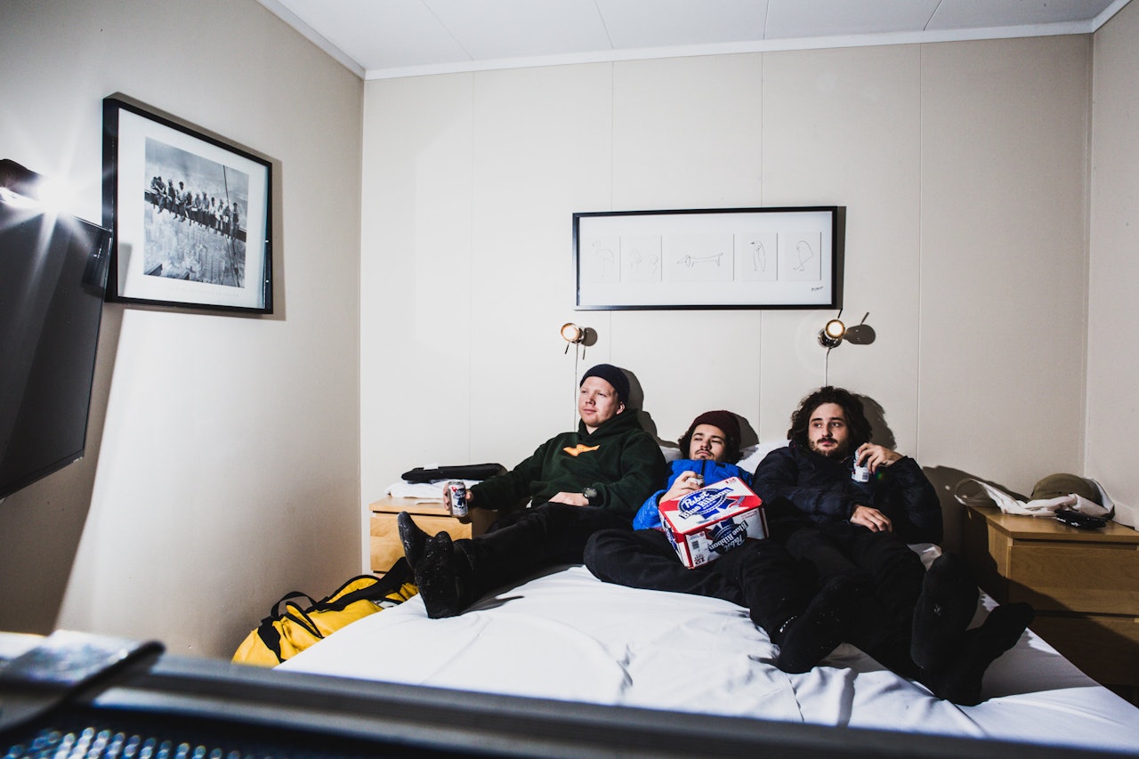 GIRA: Det var omtrent sånn stemning det var når bilturen startet fra Tromsø. GIRA: Det var omtrent sånn stemning det var når bilturen startet fra Tromsø.