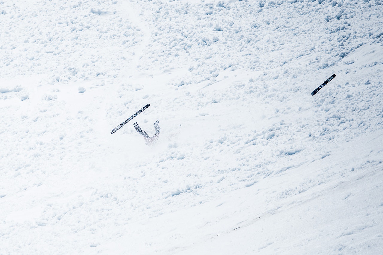 HARDT SATSA: Christopher Frankum gikk på et av dagens hardeste tryn. Foto: Vegard Breie HARDT SATSA: Christopher Frankum gikk på et av dagens hardeste tryn. Foto: Vegard Breie
