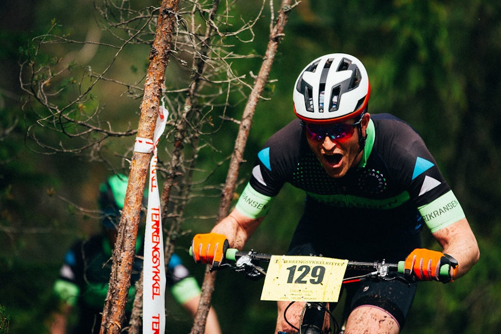 Gira syklist under Terrengsykkelrittet 2019. Foto: Sjur Melsås