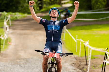 Ole Hem tok sin første seier som senior i bransjens mest prestisjefulle norske terrengsykkelritt: Terrengsykkelrittet. Foto: Snorre Veggan Ole Hem tok sin første seier som senior i bransjens mest prestisjefulle norske terrengsykkelritt: Terrengsykkelrittet. Foto: Snorre Veggan